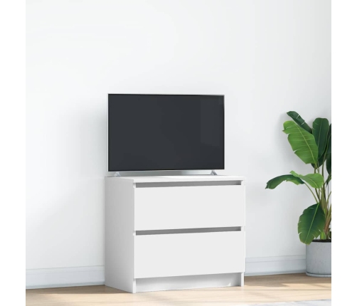 Mueble para TV madera contrachapada blanco 60x35x54 cm