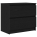 Mueble para TV madera contrachapada negro 60x35x54 cm