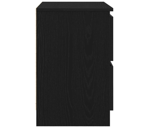 Mueble para TV madera contrachapada negro 60x35x54 cm