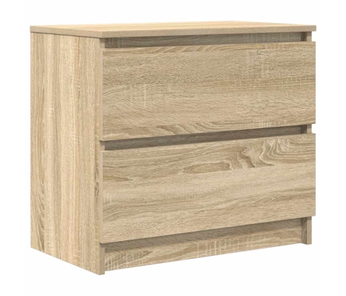 Mueble para TV madera contrachapada roble ahumado 60x35x54 cm