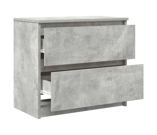 Mueble de TV madera de ingeniería gris hormigón 60x35x54 cm