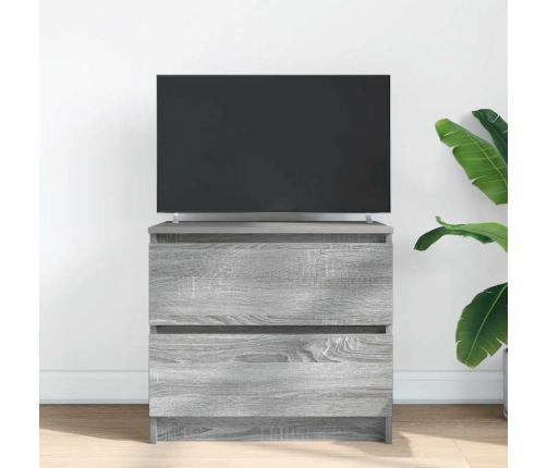 Mueble de TV madera de ingeniería gris Sonoma 60x35x54 cm