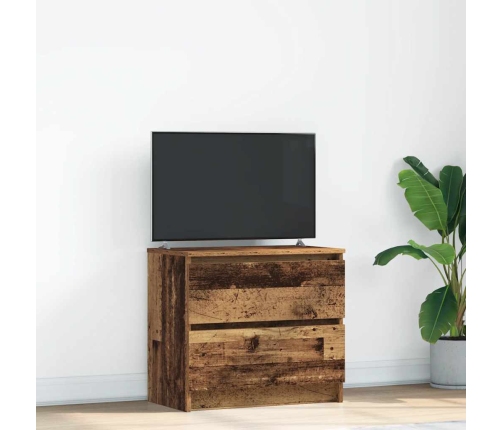 Mueble de TV de madera antigua 60x35x54 cm Madera ingeniería