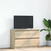 Mueble de TV roble Sonoma 80x35x54 cm madera de ingeniería