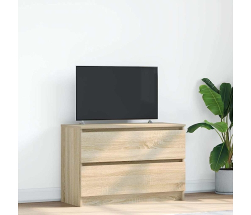 Mueble de TV roble Sonoma 80x35x54 cm madera de ingeniería