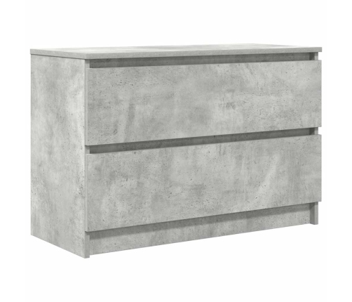 Mueble de TV de madera de ingeniería gris hormigón 80x35x54 cm