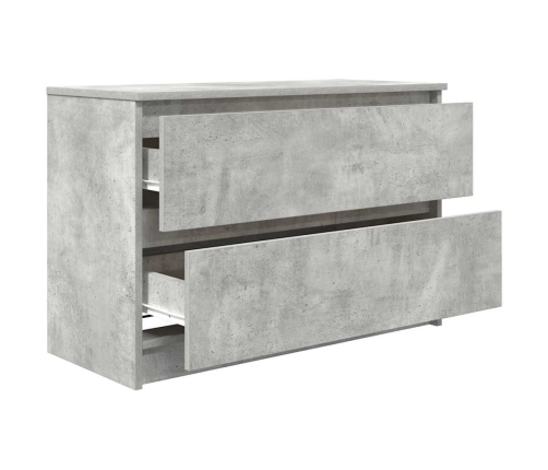 Mueble de TV de madera de ingeniería gris hormigón 80x35x54 cm