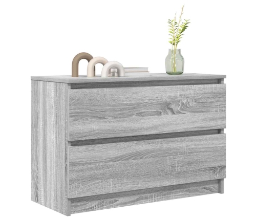 Mueble de TV Sonoma gris 80x35x54 cm madera de ingeniería