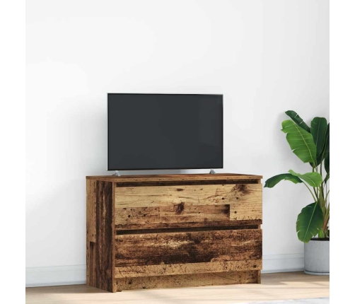 Mueble de TV de madera antigua 80x35x54 cm Madera de ingeniería