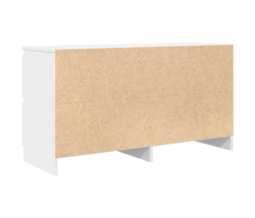 Mueble para TV madera contrachapada blanco 100x35x54 cm