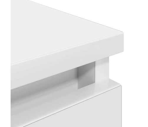 Mueble para TV madera contrachapada blanco 100x35x54 cm