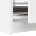 Mueble para TV madera contrachapada blanco 100x35x54 cm