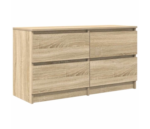 Mueble de TV madera de ingeniería roble Sonoma 100x35x54 cm