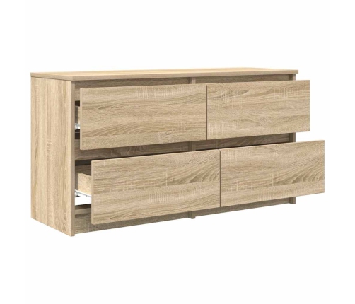 Mueble de TV madera de ingeniería roble Sonoma 100x35x54 cm