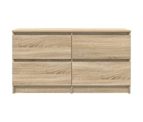 Mueble de TV madera de ingeniería roble Sonoma 100x35x54 cm