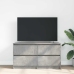 Mueble de TV madera de ingeniería gris hormigón 100x35x54 cm