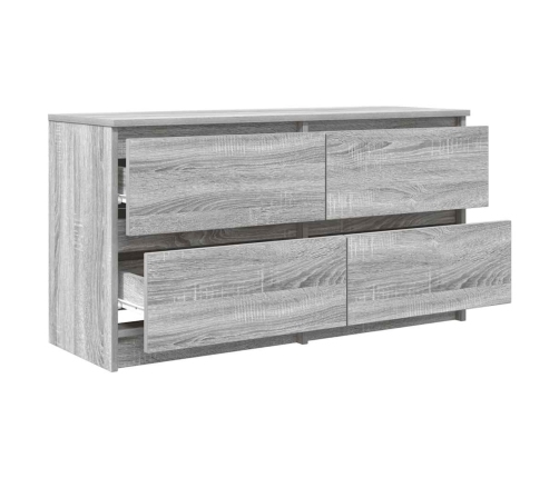 Mueble de TV madera contrachapada gris Sonoma 100x35x54 cm