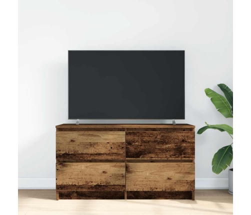 Mueble de TV de madera antigua 100x35x54 cm Madera ingeniería