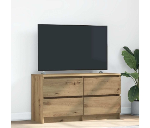 Mueble para TV madera de ingeniería roble artisan 100x35x54 cm