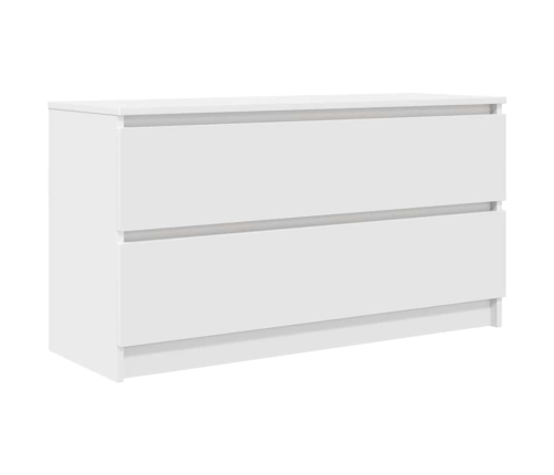 Mueble para TV madera contrachapada blanco 100x35x54 cm