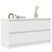 Mueble para TV madera contrachapada blanco 100x35x54 cm