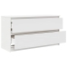 Mueble para TV madera contrachapada blanco 100x35x54 cm