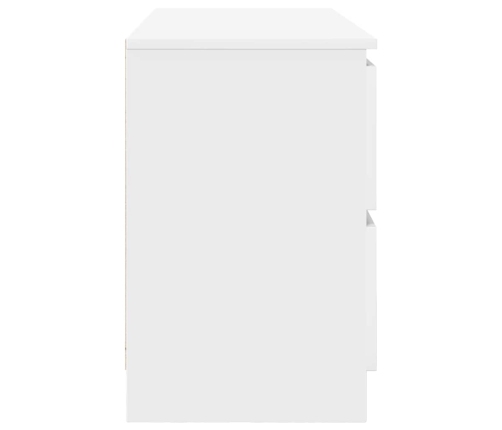 Mueble para TV madera contrachapada blanco 100x35x54 cm