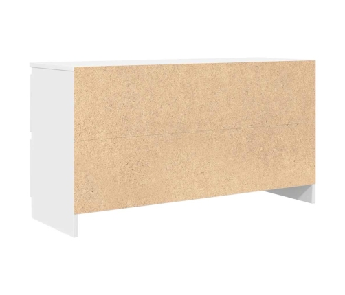 Mueble para TV madera contrachapada blanco 100x35x54 cm