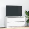 Mueble para TV madera contrachapada blanco 100x35x54 cm