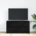 Mueble para TV madera contrachapada negro 100x35x54 cm