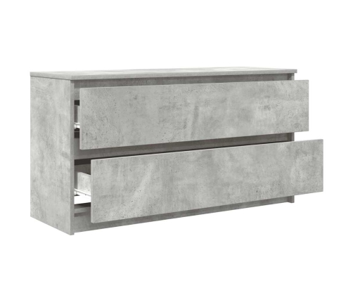 Mueble de TV madera de ingeniería gris hormigón 100x35x54 cm