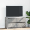 Mueble de TV madera de ingeniería gris hormigón 100x35x54 cm