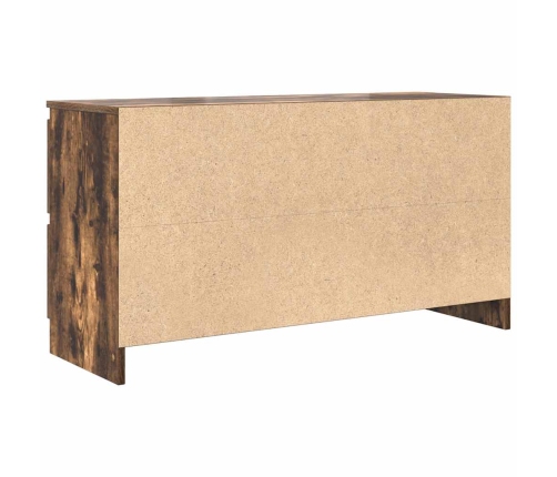 Mueble de TV madera de ingeniería roble ahumado 100x35x54 cm