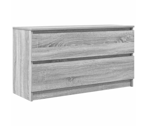 Mueble de TV madera contrachapada gris Sonoma 100x35x54 cm