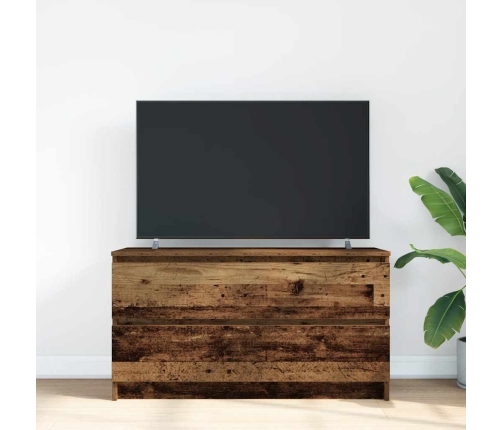 Mueble de TV de madera antigua 100x35x54 cm Madera ingeniería