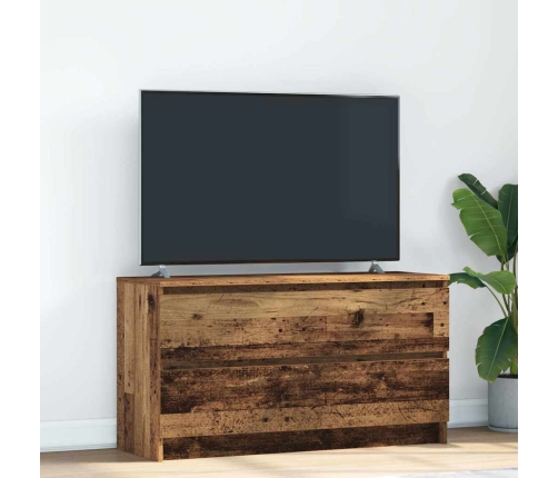 Mueble de TV de madera antigua 100x35x54 cm Madera ingeniería