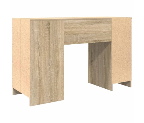 Escritorio roble Sonoma 120x42x76 cm madera de ingeniería