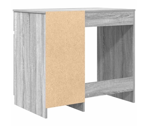 Escritorio Sonoma gris 86x49x76 cm madera de ingeniería