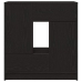 Aparador con cajones y puertas roble negro 70,5x34x74,5 cm