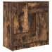Aparador con cajones y puertas roble ahumado 70,5x34x74,5 cm