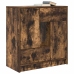 Aparador con cajones y puertas roble ahumado 70,5x34x74,5 cm