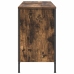 Mueble de lavabo con cajones roble ahumado 90x34,5x60 cm