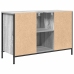 Mueble de lavabo con cajones gris Sonoma 90x34,5x60 cm