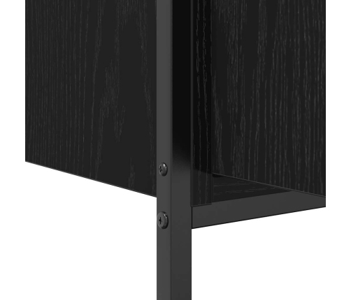 Mueble de baño con lavabo negro 60x34,5x60 cm