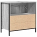 Mueble de baño con lavabo gris Sonoma 60x34,5x60 cm