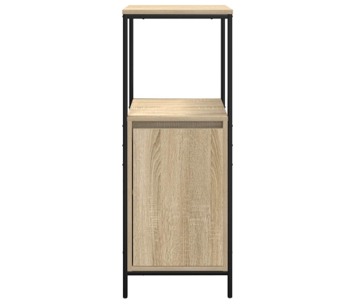 Mueble de baño con estantes roble Sonoma 36x35x95 cm