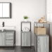 Mueble de baño con estantes gris Sonoma 36x35x95 cm