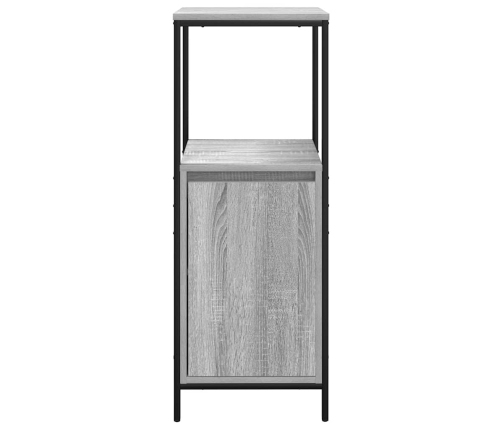 Mueble de baño con estantes gris Sonoma 36x35x95 cm