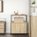 Mueble de baño con estantes roble Sonoma 76,5x35x95 cm