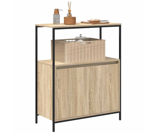 Mueble de baño con estantes roble Sonoma 76,5x35x95 cm